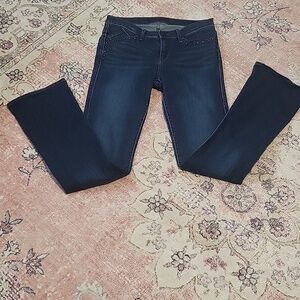 Rock & Republic Studded Stretchy Straight Leg Jeans Size 6